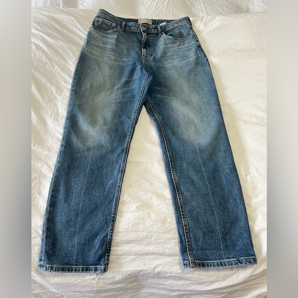 Everlane | Women's SZ 31 | High Rise Straight Leg Jeans | Medium Wash